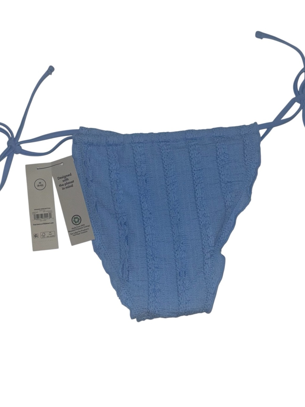 No Boundaries Blue Femme Lace Swim Set Tankini Top & String Bikini L (12-14) - Picture 9 of 12